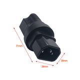 Maxbell IEC320 C14 to US Standard NEMA 5-15R Power Adapter 10A 15A for Business Trip