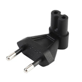 Maxbell Right Angle EU to IEC320 C7 Power Adapter 2.5A/250V for Printer Notebook