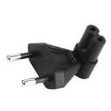 Maxbell Right Angle EU to IEC320 C7 Power Adapter 2.5A/250V for Printer Notebook
