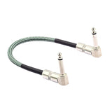 Maxbell Electric Instrument Cable Braided Tweed Low Noise Guitar Cable for Equalizer