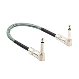 Maxbell Electric Instrument Cable Braided Tweed Low Noise Guitar Cable for Equalizer