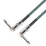 Maxbell Electric Instrument Cable Braided Tweed Low Noise Guitar Cable for Equalizer