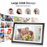 Maxbell Photo Frame Share Moments Instantly Adjust Brightness for Birthday Gifts