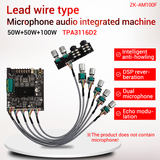 Maxbell Microphone Amplifier Template 15M Transmission Distance TPA3116D2 50Wx2+100W