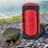 Maxbell Compression Sack for Sleeping Bag Clothes Durable Pouch Storage Bag Red Color L