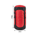 Maxbell Compression Sack for Sleeping Bag Clothes Durable Pouch Storage Bag Red Color L