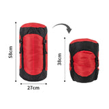 Maxbell Compression Sack for Sleeping Bag Clothes Durable Pouch Storage Bag Red XL