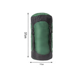 Maxbell Compression Sack for Sleeping Bag Clothes Durable Pouch Storage Bag Green S