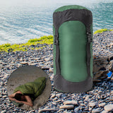 Maxbell Compression Sack for Sleeping Bag Clothes Durable Pouch Storage Bag Green Color M