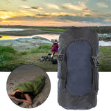 Maxbell Compression Sack for Sleeping Bag Clothes Durable Pouch Storage Bag Dark Blue Color L