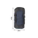 Maxbell Compression Sack for Sleeping Bag Clothes Durable Pouch Storage Bag Dark Blue Color L