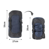 Maxbell Compression Sack for Sleeping Bag Clothes Durable Pouch Storage Bag Dark Blue XL
