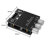 Maxbell Amplifier Board 50Wx2 2.0 Channel Stereo DC9~24V for Speakers DIY Audio
