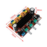 Maxbell Digital Power Amplifier Board Noise Cancelling 2x50W+100W for DIY Audio