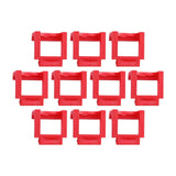Maxbell 10 Pieces Pci-E Riser Card Retainer Computer Components PCIe Fixing Buckle Red