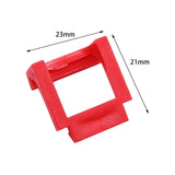 Maxbell 10 Pieces Pci-E Riser Card Retainer Computer Components PCIe Fixing Buckle Red