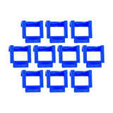 Maxbell 10 Pieces Pci-E Riser Card Retainer Computer Components PCIe Fixing Buckle Navy Blue