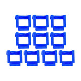 Maxbell 10 Pieces Pci-E Riser Card Retainer Computer Components PCIe Fixing Buckle Navy Blue