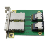Maxbell SAS SFF-8088 to SAS36P SFF-8087 Adapter in PCI Bracket Computer Accessory