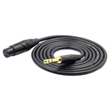 Maxbell 6.5mm to XLR 3 Pin Microphone Audio Extension Cable for Amplifier Amp Mixer