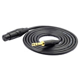 Maxbell 6.5mm to XLR 3 Pin Microphone Audio Extension Cable for Amplifier Amp Mixer
