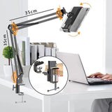 Maxbell 360 Adjustable Bed Phone Stand Long Arm Stand Metal Bracket for Taking Photo