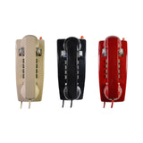 Maxbell Wall Phone Handset Volume Control Wall Telephone for Living Room Office Beige Yellow