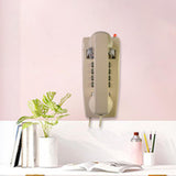 Maxbell Wall Phone Handset Volume Control Wall Telephone for Living Room Office Beige Yellow