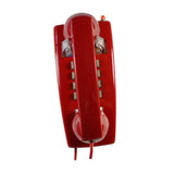 Maxbell Wall Phone Handset Volume Control Wall Telephone for Living Room Office Red