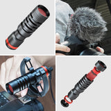 Maxbell Camera Microphone Auxiliary Video Mic with Windscreen Camera Mic for Tablets