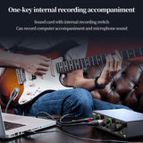 Maxbell USB Audio Interface Studio Quality Plug and Play Portable for Recording
