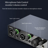 Maxbell USB Audio Interface Studio Quality Plug and Play Portable for Recording