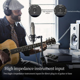 Maxbell USB Audio Interface Studio Quality Plug and Play Portable for Recording
