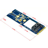 Maxbell M.2 to SATA Converter Adapter Connector Fittings Computer Accessories Converter Card