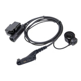 Maxbell U94 PTT Adapter Connector Cable with Clip for Xir P8268 P8668 Walkie Talkie