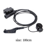 Maxbell U94 PTT Adapter Connector Cable with Clip for Xir P8268 P8668 Walkie Talkie