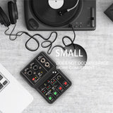 Maxbell USB Audio Interface 16Bit/49 KHz Audio Mixer Console Interface for Recording