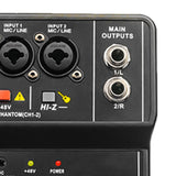Maxbell USB Audio Interface 16Bit/49 KHz Audio Mixer Console Interface for Recording