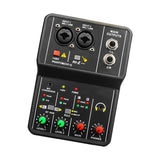 Maxbell USB Audio Interface 16Bit/49 KHz Audio Mixer Console Interface for Recording