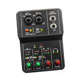 Maxbell USB Audio Interface 16Bit/49 KHz Audio Mixer Console Interface for Recording