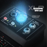 Maxbell USB Audio Interface 16Bit/49 KHz Audio Mixer Console Interface for Recording