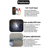 Maxbell Spot Welder High Performance Welding DIY Accessory Mini Spot Welding Machine Copper Ring Terminal