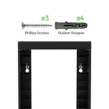 Maxbell Game Disk Storage Tower Games Wall Mounted Sturdy Accessories Game CD Holder