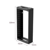 Maxbell Game Disk Storage Tower Games Wall Mounted Sturdy Accessories Game CD Holder