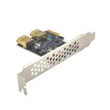 Maxbell Pci-e 1x to USB 3.2 Gen1 5Gbps Expansion Card PCIe to USB Card for Desktops Black Built in USB