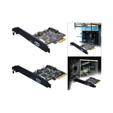 Maxbell Pci-e to USB 3.1 Gen2 10 Gbps Type C Expansion Card for Computer PC 1X