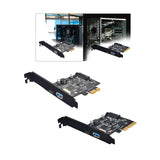Maxbell Pci-e to USB 3.1 Gen2 10 Gbps Type C Expansion Card for Computer PC 1X