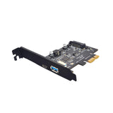 Maxbell Pci-e to USB 3.1 Gen2 10 Gbps Type C Expansion Card for Computer PC 1X