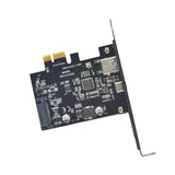 Maxbell Pci-e to USB 3.1 Gen2 10 Gbps Type C Expansion Card for Computer PC 1X