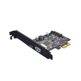 Maxbell Pci-e to USB 3.1 Gen2 10 Gbps Type C Expansion Card for Computer PC 1X